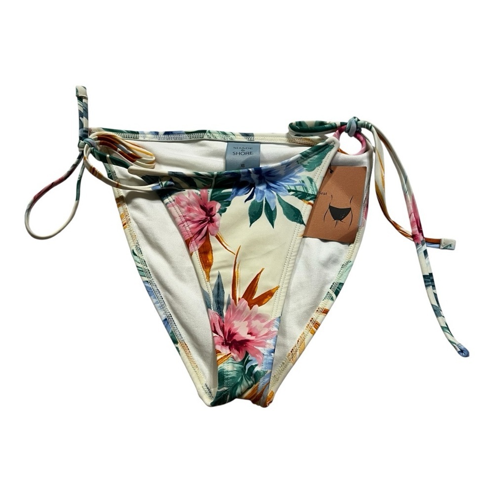 NWT Shade & Shore Floral Bikini Bottom Size XS
